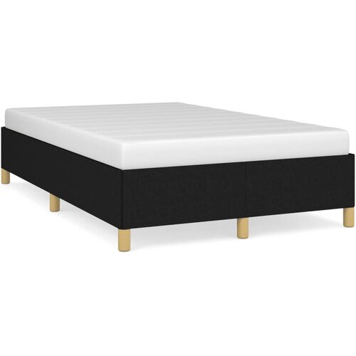 VidaXL Posteljni okvir črn 120x190 cm tkanina Slike