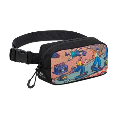 Rivacase torbica za pas &amp;quot;Skaters&amp;quot; 5410 črna - 5410 BLACK Slike