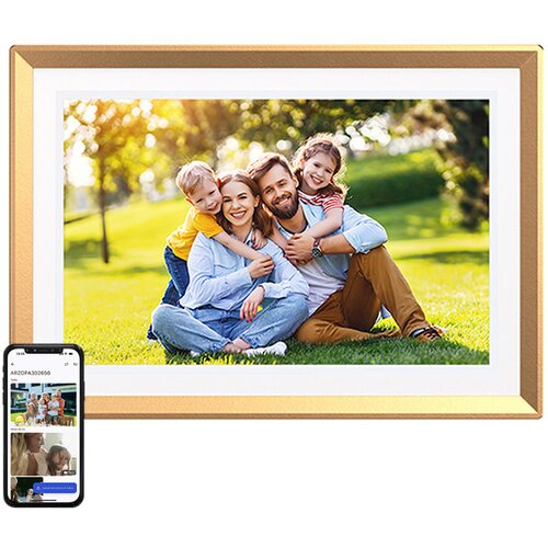 Arzopa Digitalni LCD foto okvir 25,65cm (10.1") 1280x800 32GB/1GB zlat (D10,1 GOLD), (5000132112) Cene