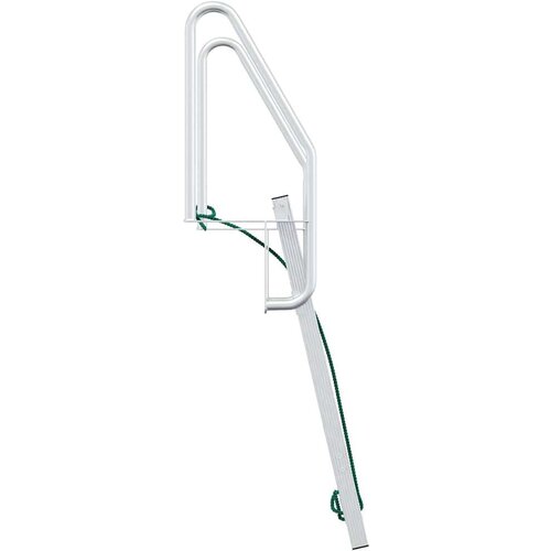 VidaXL ljestve za dok ostalo srebrno 58 x 77 x 166 cm aluminij Slike