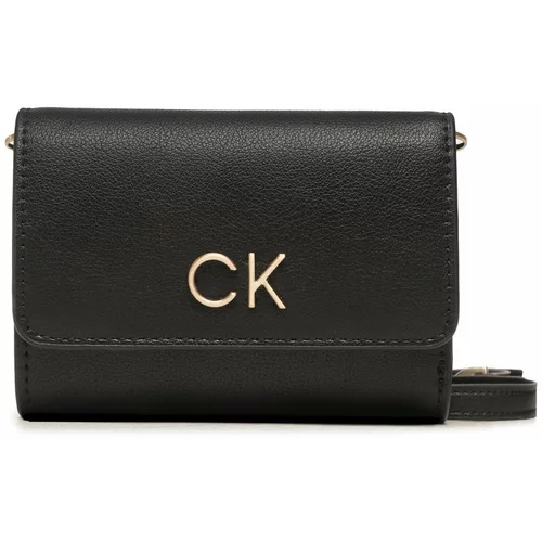 Calvin Klein Ročna torba Re-Lock Trifold Sm W/Strap K60K611010 BAX