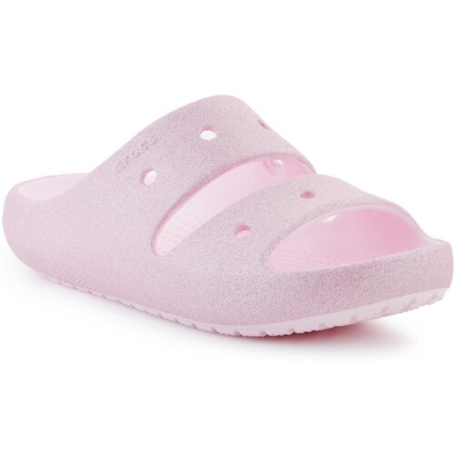 Crocs Sandali &amp;amp; Odprti čevlji Classic Glitter Sandal V2 K 209705-6ZW ballerina pink Rožnata Slike