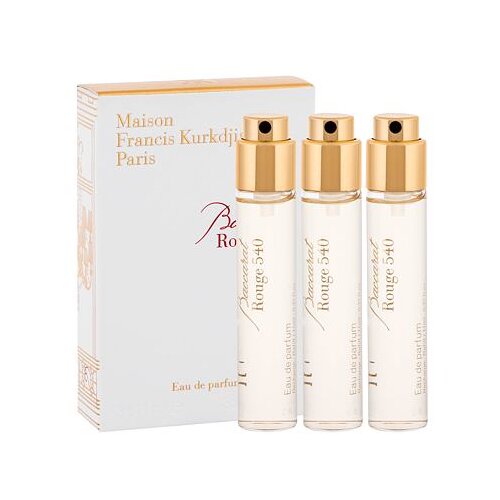 Maison Francis Kurkdjian Baccarat Rouge 540 parfumska voda polnilo 3x11 ml unisex Slike