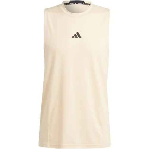 Adidas Tehnička sportska majica 'Designed for Training' ecru/prljavo bijela / crna
