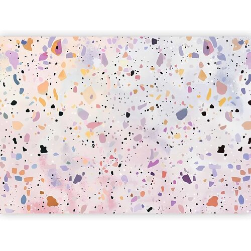  Foto tapeta - Terrazzo in Confetti Style Violet-Pink Colorful Pattern 300x210 Premium Slike