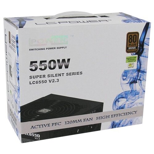 LC Power LC6550 V2.3 power supply unit 550 W 20+4 pin ATX ATX Black Cijene