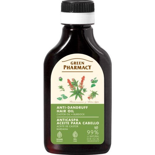 Ulje protiv peruti Green Pharmacy 100 ml &amp;ndash; Čičak i Ricinusovo Slike