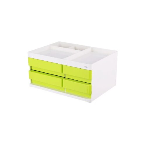 Deli stoni organizer abs, 4 fioke, 4 odeljka - zeleni EZ25050 Cene