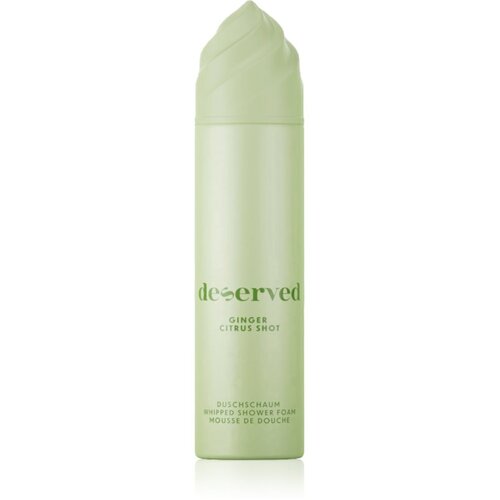 DESERVED Whipped Shower Foam Ginger Citrus Shot pjena za tu&amp;scaron;iranje za tijelo 250 ml Slike