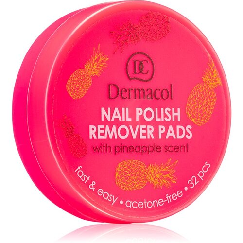 Dermacol Nail Care Odorless odstranjivač laka s noktiju bez mirisa 32 kom Slike
