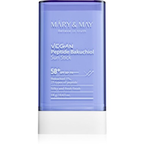 MARY & MAY Peptide Bakuchiol Sun Stick krema za sončenje v paličici proti gubam SPF 50+ 18 g Cene