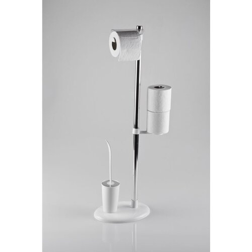 Primanova stalak za WC četku i papir Alba bela PVC M-E03-01 Cene