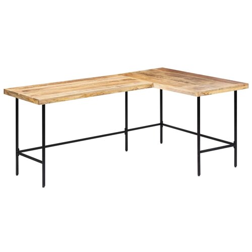  Pisalna miza 180x120x76 cm trden mangov les Slike