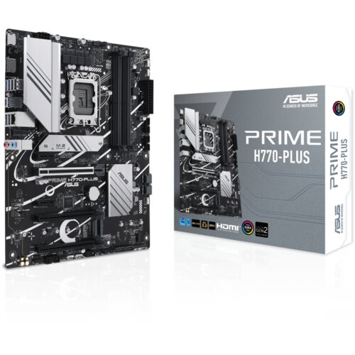 Asus MB Prime H770-PLUS Intel H770;LGA 1700;4xDDR5 3xM.2, VGA,HDMI,DP;2.5Gb LAN;ATX Slike