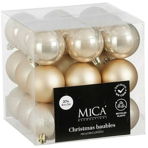 Mica Decorations Božićne kuglice (Plastika, Promjer: 6 cm, 27 Kom.) Cijene