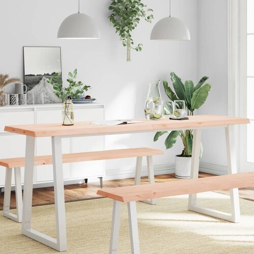 vidaXL Stolna ploča 180x40x(2-6) cm od hrastovine sa živim rubom Cijene