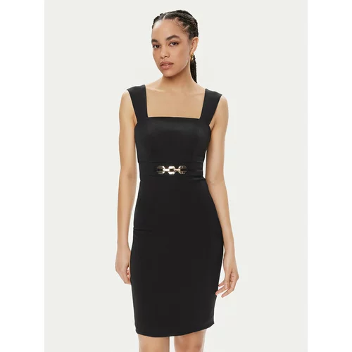 Marciano Guess Cocktail obleka Norah 4GGK44 7074A Črna Bodycon Fit