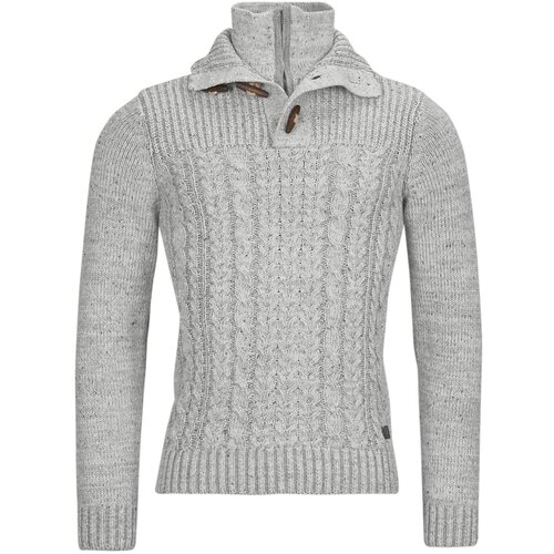 Petrol Industries Puloverji MEN KNITWEAR COLLAR Siva Cene