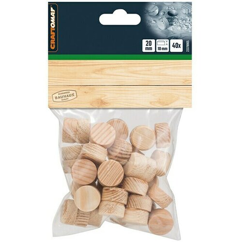CRAFTOMAT Drveni čep (Promjer: 20 mm, 40 Kom.) Cijene