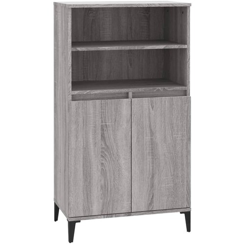 Maison Chic Visoka omara - Komoda - Predalnik siva sonoma 60x36x110 cminženirski les, (21718705) Slike