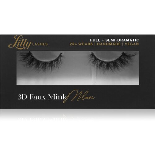 Lilly Lashes 3D Faux Mink umetne trepalnice vrsta Milan 1 par Cene
