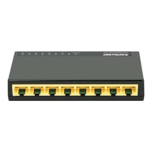 Manhattan network switch 1Gb, 8-Port,Desktop,RJ45,plastic case, crni ( 0001260186 ) Slike