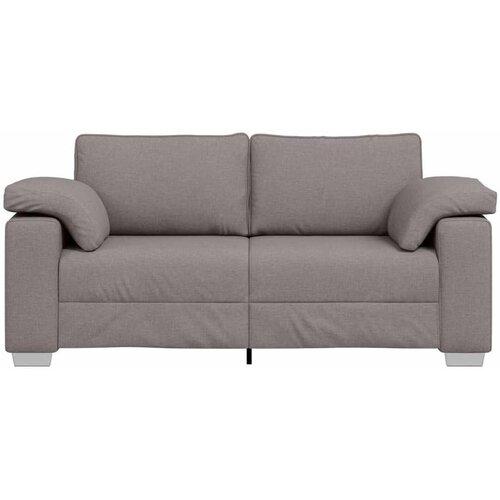  Dvosjed Sivo-smeđa 180 cm tkanina Slike
