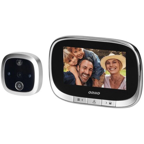 Orno Digitalna špijunka za ulazna vrata, 4.3", LCD - OR-WIZ-1108, Siva Cijene