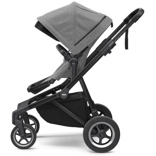 Thule Sleek crni okvir siva dječja kolica Slike