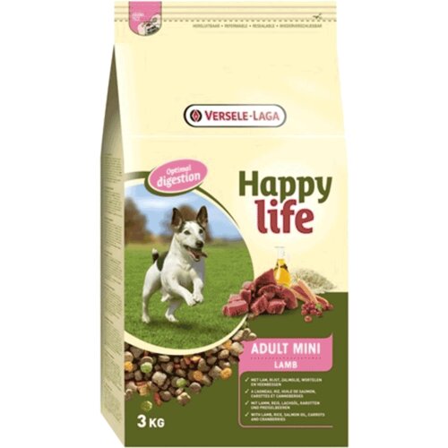 Happy Life Adult Mini Jagnjetina, 3 kg Cene