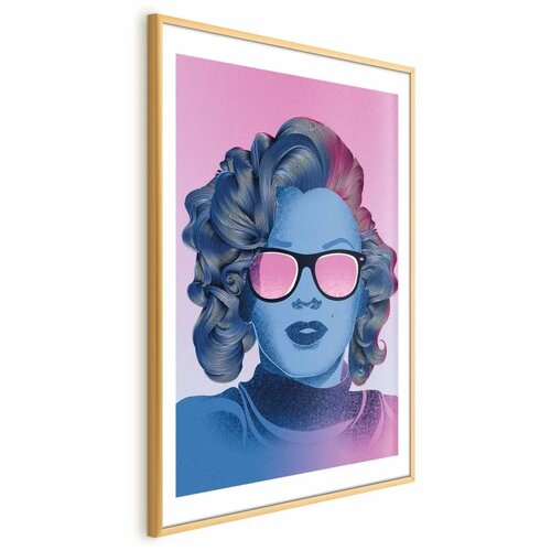  Plakat - Norma Jeane 21x30 Zlatni okvir s margom Cijene
