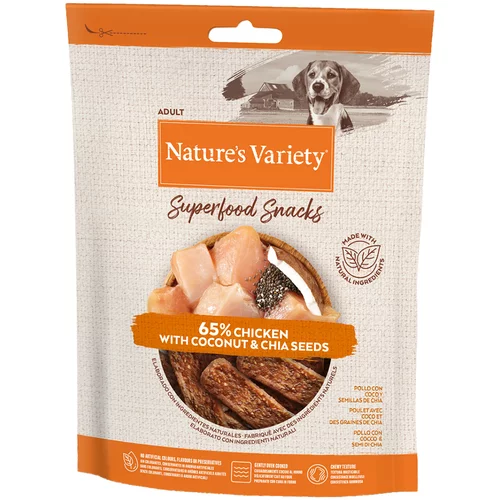 Nature's Variety Superfood Snacks - Varčno pakiranje: Piščanec (2 x 85 g)