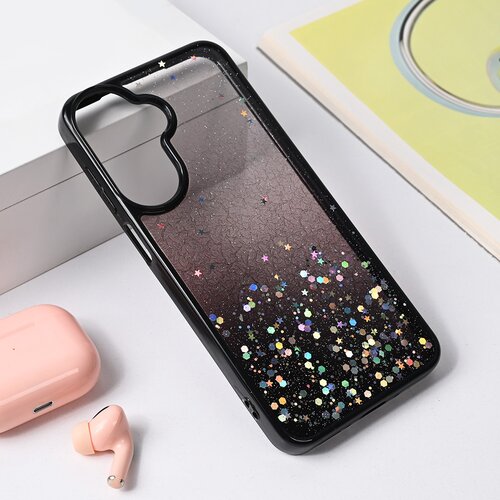 Torbica Frame Glitter za Samsung A266B Galaxy A26 crna Slike