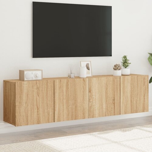 vidaXL Zidni TV ormarići 2 kom boja hrasta sonome 80x30x41 cm Cijene
