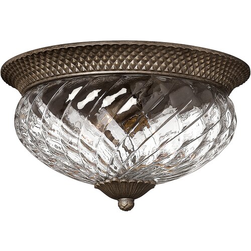 Elstead Lighting Elstead Plantation 3-lučna velika delno vgradna stropna svetilka, biserno bronasta, E27, (22098619) Cene
