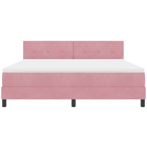  LED Box Spring Krevet Ružičasta 180 x 200 cm Bar&amp;scaron;un Slike
