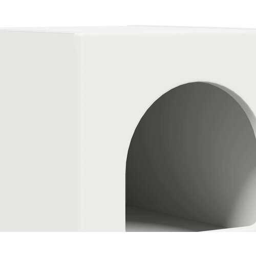  Noćni ormarić 2 pcs Bijelo 29.5 x 35 x 50 cm Konstruirano drvo Slike