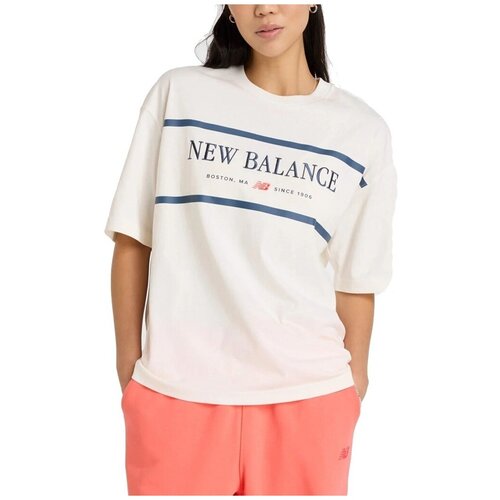 New Balance Majice & Polo majice ATHLETICS NAUTICAL T-SHIRT Bela Cene