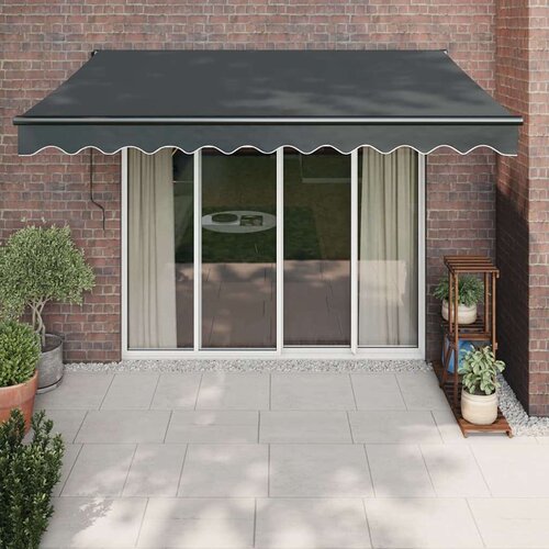  Tenda na uvlačenje antracit 3 x 2 5 m od tkanine i aluminija Cijene