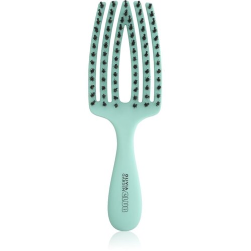 Olivia Garden Club The Nomad Detangling&Shine Fingerbrush​ ravna krtača za lase Mint 1 kos Cene