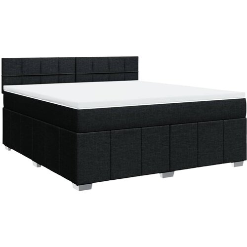 Maison Chic Box spring postelja - Vzmetna postelja z vzmetnico črna 180x200 cm blago SL18026, (21884155) Cene