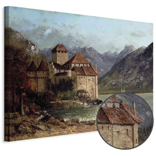 Slika - Gustave Courbet -Chillon Castle 90x60 Premium Print Cijene