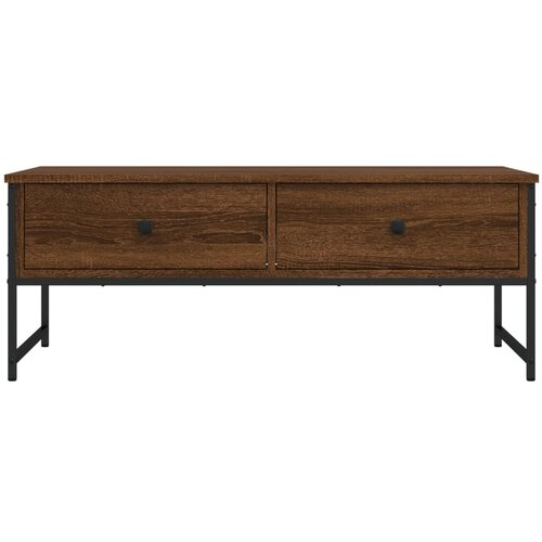  Stolić za kavu boja hrasta 101x49x39,5 cm konstruirano drvo Smeđa Slike
