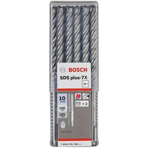 Bosch hamer burgija sds plus-7X 2608576196/ 10 x 100 x 165 mm Slike