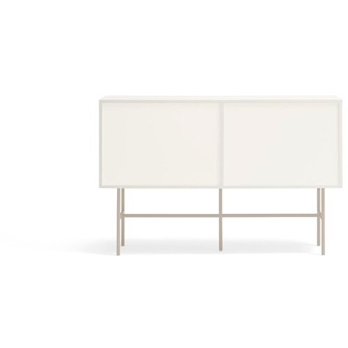 Teulat Bež/kremno bela nizka komoda z drsnimi vrati 140x91 cm Nube &amp;ndash; Slike