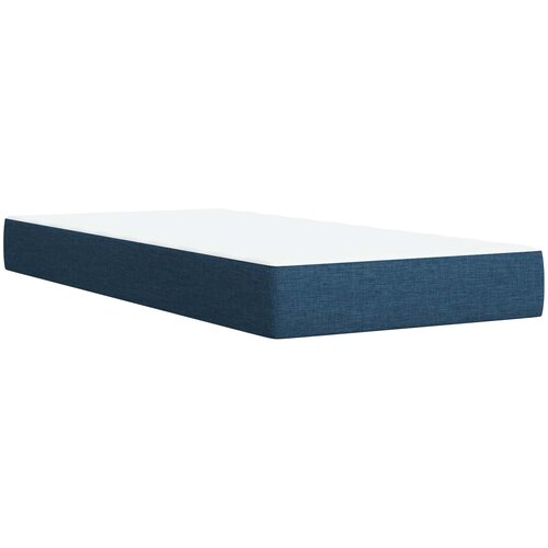  Podesivi krevet s madracem Plava 90 x 190 cm Tkanina Slike