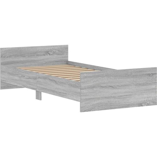  Okvir Za krevet boja hrasta 100x200 cm od konstruiranog drva Slike