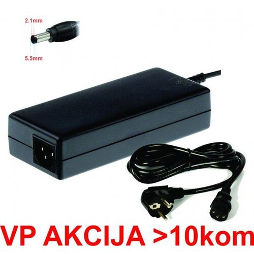 Gembird NPA-AC47 ** punjac 12v/5A 60W, 1m kabl sa uzemljenjem, Coper napajanje, DC 5.5x2.1mm CE(671) Slike