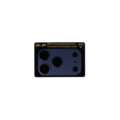 Onasi za&amp;scaron;čitno steklo za kamero Full Cover 360&amp;deg;, HD, aluminijast okvir, Anti-Fingerprint za iPhone 17 Pro - modra Slike