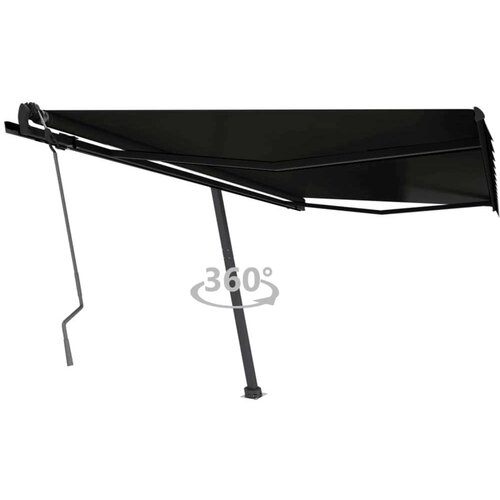  Samostojeća tenda na ručno uvlačenje 400 x 350 cm antracit Slike
